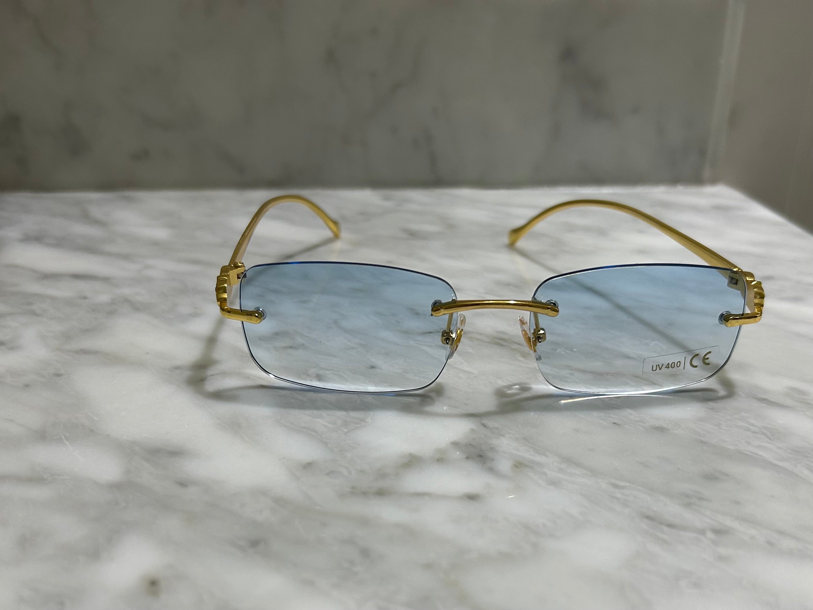 UV400 Diamond Cut Edge Sunglasses