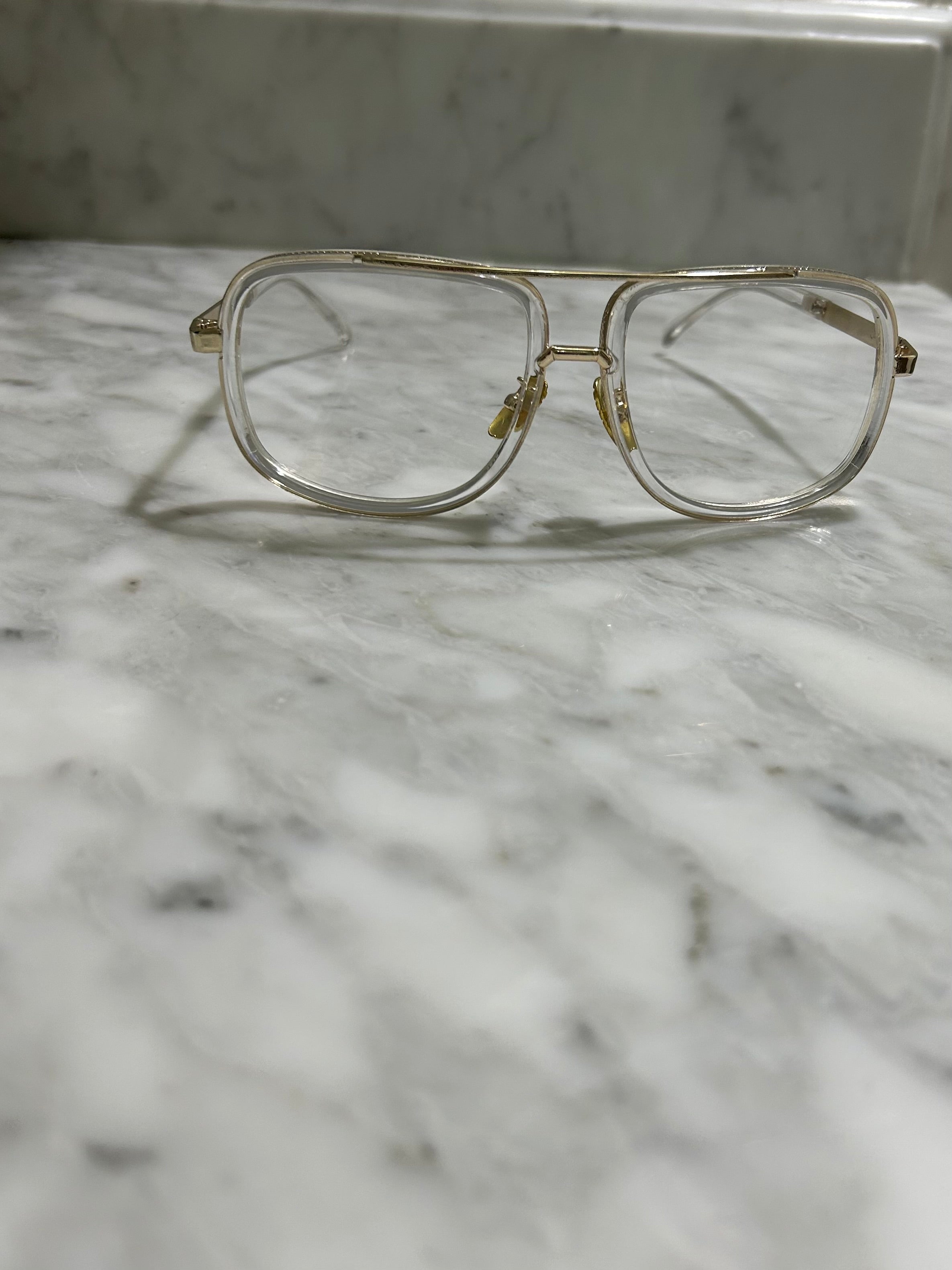 Metal Mirror Tint Square Sunglasses