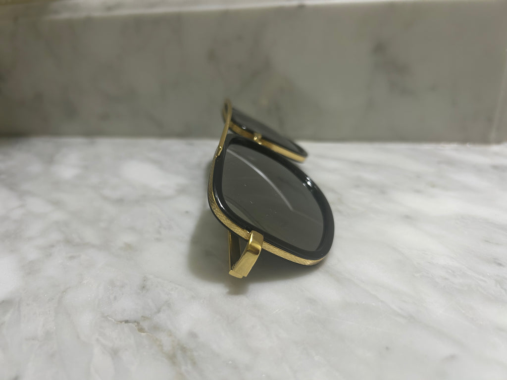 Metal Mirror Tint Square Sunglasses