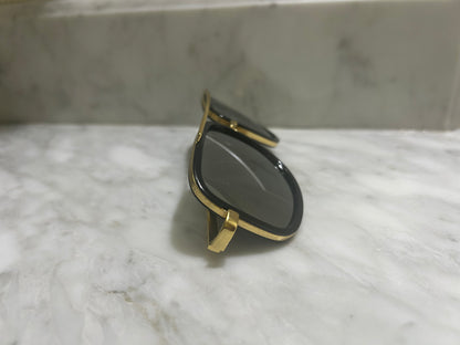 Metal Mirror Tint Square Sunglasses