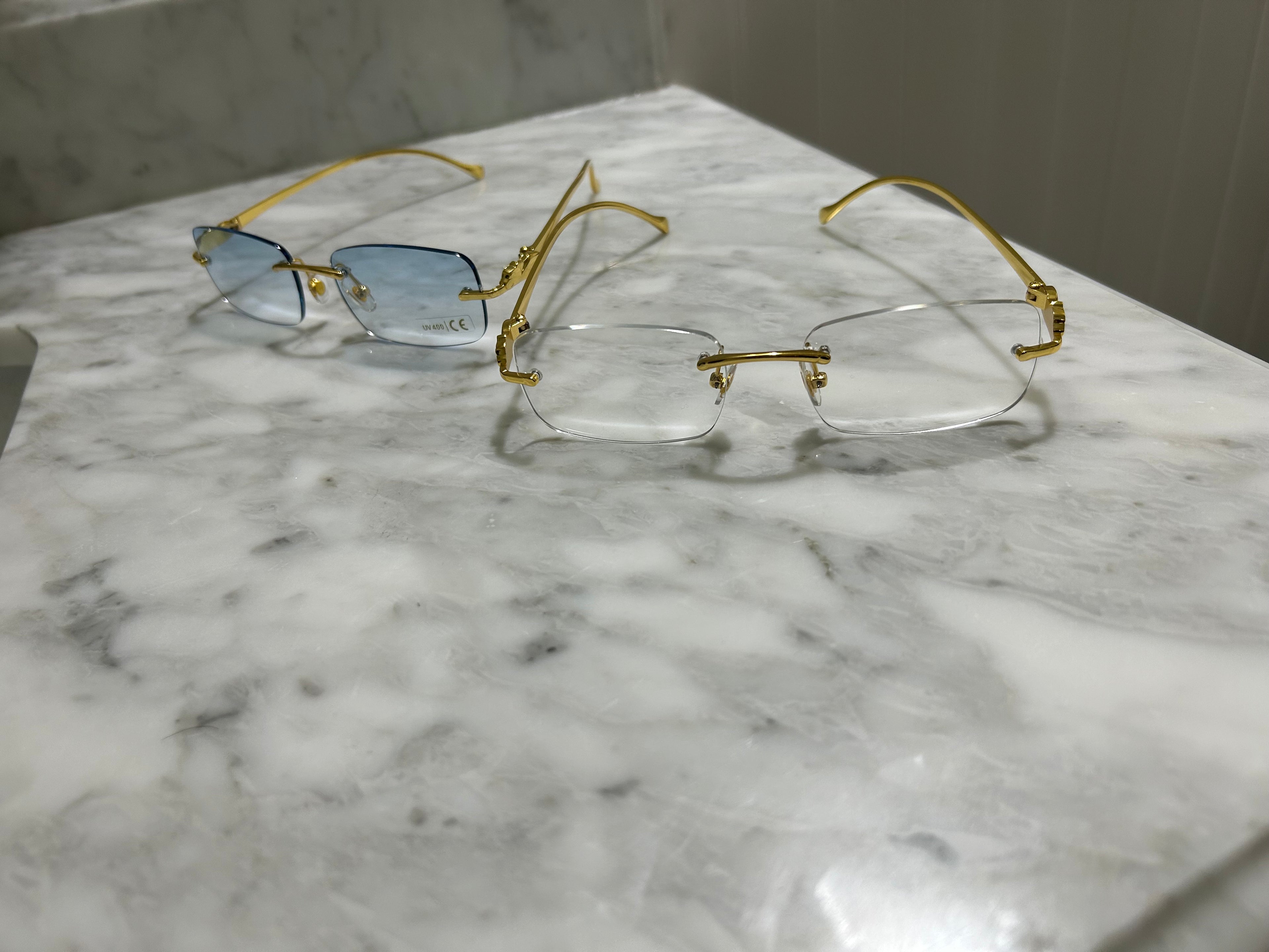 UV400 Diamond Cut Edge Sunglasses