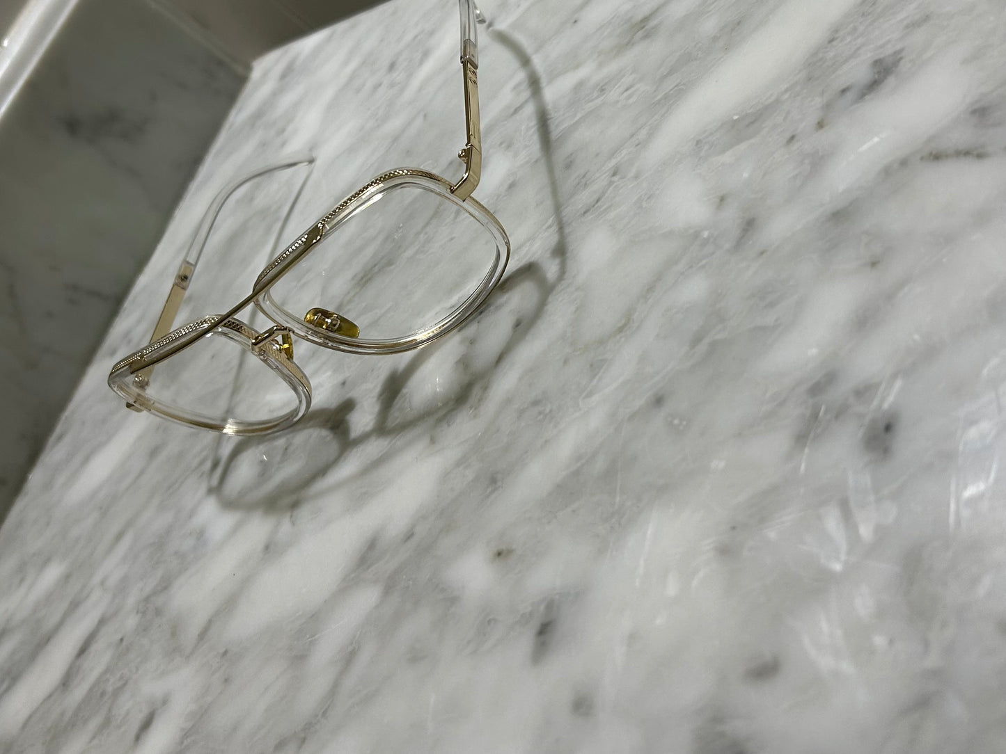Metal Mirror Tint Square Sunglasses