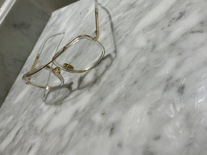 Metal Mirror Tint Square Sunglasses