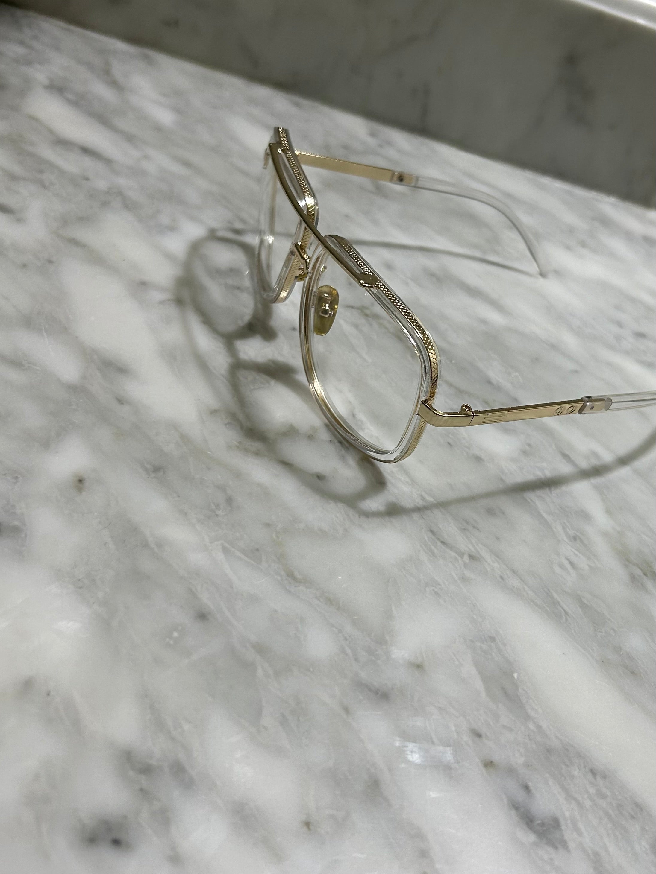 Metal Mirror Tint Square Sunglasses